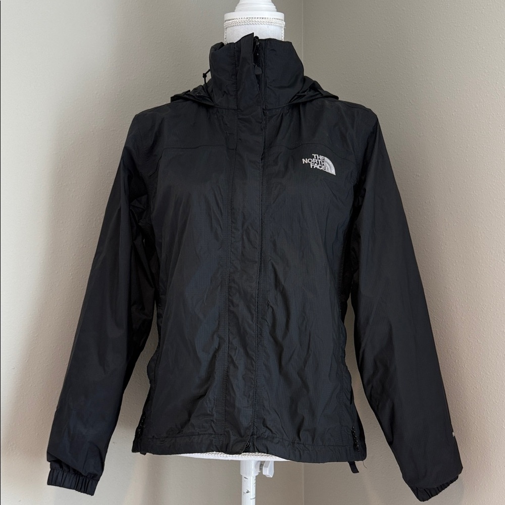 The North Face | Lightweight Waterproof Nylon Rain Jacket | Black | Small